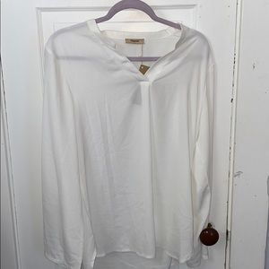 Timeson White Sheer Long Sleeve